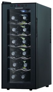larawan Refrigerator Dunavox DX-12.35SC, pagsusuri