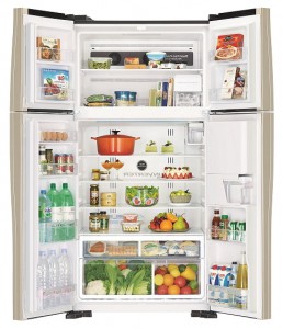 larawan Refrigerator Hitachi R-W722PU1GGR, pagsusuri