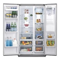fotoğraf Buzdolabı Samsung RSH7UNTS, gözden geçirmek