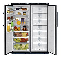 larawan Refrigerator Liebherr SBSes 61S3, pagsusuri