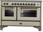 ILVE MD-120B6-MP Antique white Virtuvės viryklė tipo orkaitėselektros peržiūra geriausiai parduodamas