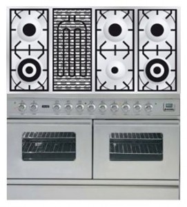 Photo Kitchen Stove ILVE PDW-120B-MP Stainless-Steel, review