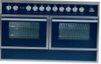 ILVE QDC-120BW-MP Blue Köök Pliit ahju tüübistelektriline läbi vaadata bestseller