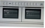 ILVE PDL-120V-MP Stainless-Steel Кухонна плита тип духової шафиелектрична огляд бестселлер