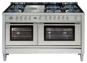 Photo Kitchen Stove ILVE PL-150S-VG Stainless-Steel, review