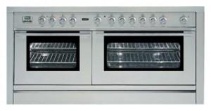 Photo Kitchen Stove ILVE PL-150FS-MP Stainless-Steel, review