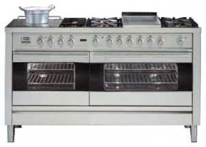 Photo Kitchen Stove ILVE PF-150FS-VG Stainless-Steel, review
