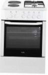 BEKO CSE 54010 DW Кухненската Печка тип на фурнаелектрически преглед бестселър