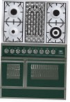 ILVE QDC-90BW-MP Green Virtuvės viryklė tipo orkaitėselektros peržiūra geriausiai parduodamas