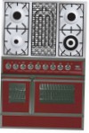 ILVE QDC-90BW-MP Burgundy Кухонная плита тип духового шкафаэлектрическая обзор бестселлер