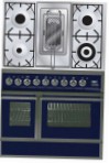 ILVE QDC-90RW-MP Blue موقد المطبخ نوع الفرنكهربائي إعادة النظر الأكثر مبيعًا