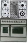 ILVE QDC-90BW-MP Antique white موقد المطبخ نوع الفرنكهربائي إعادة النظر الأكثر مبيعًا