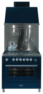 Photo Kitchen Stove ILVE MTE-90-MP Stainless-Steel, review