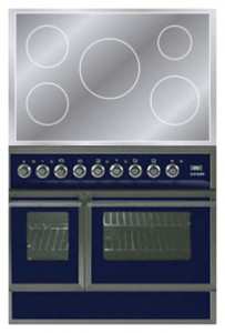 Фото Кухонная плита ILVE QDCI-90W-MP Blue, обзор
