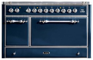 Photo Kitchen Stove ILVE MC-120F-VG Blue, review