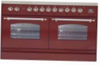 ILVE PDN-120FR-MP Red Virtuvės viryklė tipo orkaitėselektros peržiūra geriausiai parduodamas