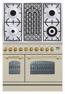 nuotrauka Virtuvės viryklė ILVE PDN-90B-MP Antique white, peržiūra