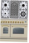 ILVE PDN-90B-MP Antique white Virtuvės viryklė tipo orkaitėselektros peržiūra geriausiai parduodamas