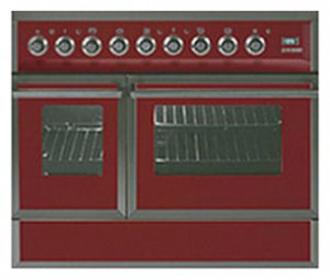 Photo Kitchen Stove ILVE QDC-90FW-MP Red, review