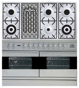 Foto Estufa de la cocina ILVE PDF-120B-VG Stainless-Steel, revisión