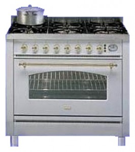Photo Kitchen Stove ILVE P-90BN-VG Stainless-Steel, review