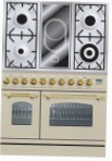 ILVE PDN-90V-MP Antique white Komfyr ovnstypenelektrisk anmeldelse bestselger