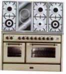 ILVE MS-120VD-MP Antique white موقد المطبخ نوع الفرنكهربائي إعادة النظر الأكثر مبيعًا