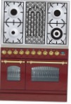ILVE PDN-90B-MP Red موقد المطبخ نوع الفرنكهربائي إعادة النظر الأكثر مبيعًا