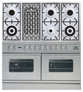 Photo Kitchen Stove ILVE PDW-120B-VG Stainless-Steel, review