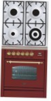 ILVE PN-70-VG Red Кухонная плита тип духового шкафагазовая обзор бестселлер