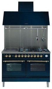 снимка Кухненската Печка ILVE PDN-120V-VG Blue, преглед
