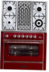 ILVE M-90BD-MP Red موقد المطبخ نوع الفرنكهربائي إعادة النظر الأكثر مبيعًا