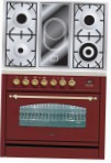 ILVE PN-90V-MP Red Σόμπα κουζίνα τύπος φούρνουηλεκτρικός ανασκόπηση μπεστ σέλερ