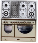 ILVE MCSA-120BD-MP Antique white موقد المطبخ نوع الفرنكهربائي إعادة النظر الأكثر مبيعًا