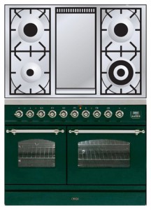 照片 厨房炉灶 ILVE PDN-100F-MW Green, 评论