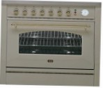 ILVE P-90BN-MP Antique white موقد المطبخ نوع الفرنكهربائي إعادة النظر الأكثر مبيعًا