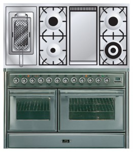 Photo Kitchen Stove ILVE MTS-120FRD-MP Stainless-Steel, review