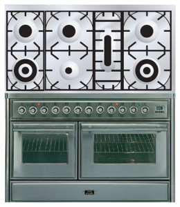 Photo Kitchen Stove ILVE MTS-1207D-MP Stainless-Steel, review