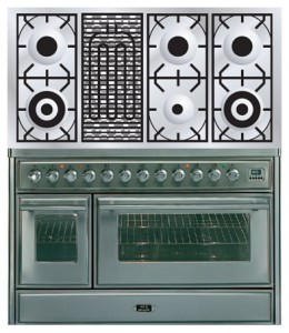 Photo Kitchen Stove ILVE MT-120BD-MP Stainless-Steel, review