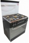 Fresh 80x55 ITALIANO black st.st. top Kitchen Stove type of ovengas review bestseller