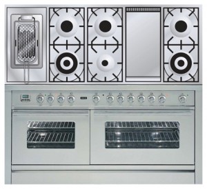 Photo Kitchen Stove ILVE PW-150FR-VG Stainless-Steel, review