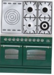 ILVE PDN-100S-VG Green Virtuves Plīts Cepeškrāsns tipsgāze pārskatīšana bestsellers