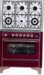 ILVE M-906D-E3 Red موقد المطبخ نوع الفرنكهربائي إعادة النظر الأكثر مبيعًا