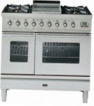 ILVE PDW-90F-VG Stainless-Steel Estufa de la cocina tipo de hornogas revisión éxito de ventas