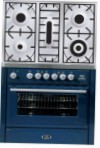 ILVE MT-90PD-VG Blue Kitchen Stove type of ovengas review bestseller