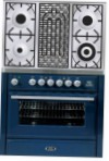 ILVE MT-90BD-VG Blue Кухненската Печка тип на фурнагаз преглед бестселър