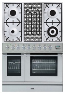 Фото Кухонная плита ILVE PDL-90B-VG Stainless-Steel, обзор