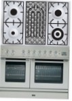 ILVE PDL-100B-VG Stainless-Steel Кухонная плита тип духового шкафагазовая обзор бестселлер
