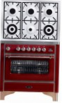 ILVE M-906D-VG Red موقد المطبخ نوع الفرنغاز إعادة النظر الأكثر مبيعًا