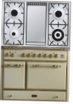 ILVE MCD-100FD-VG Antique white Virtuvės viryklė tipo orkaitėsdujos peržiūra geriausiai parduodamas